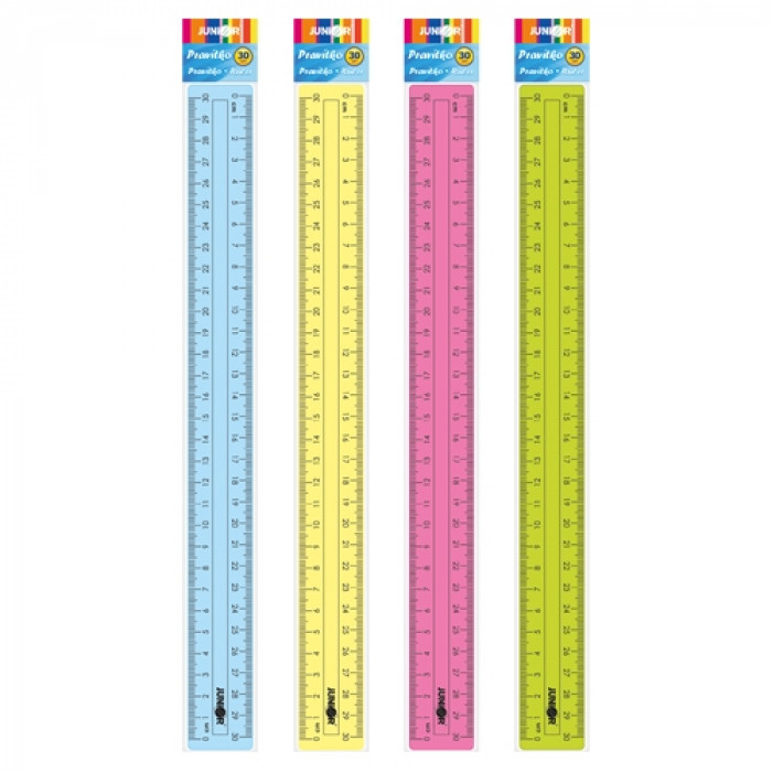 Pravítko 30 cm ohybné farebné Pravítko 30 cm ohybné farebné