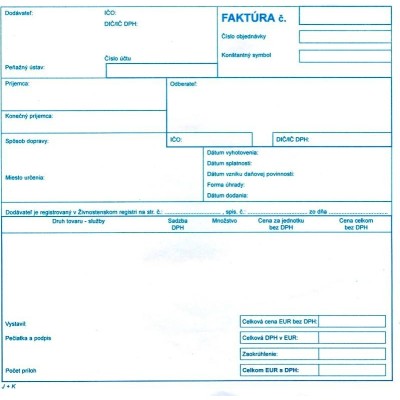 Faktúra A5