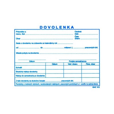Dovolenka 
