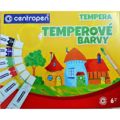 Temperové farby Centropen  6ks