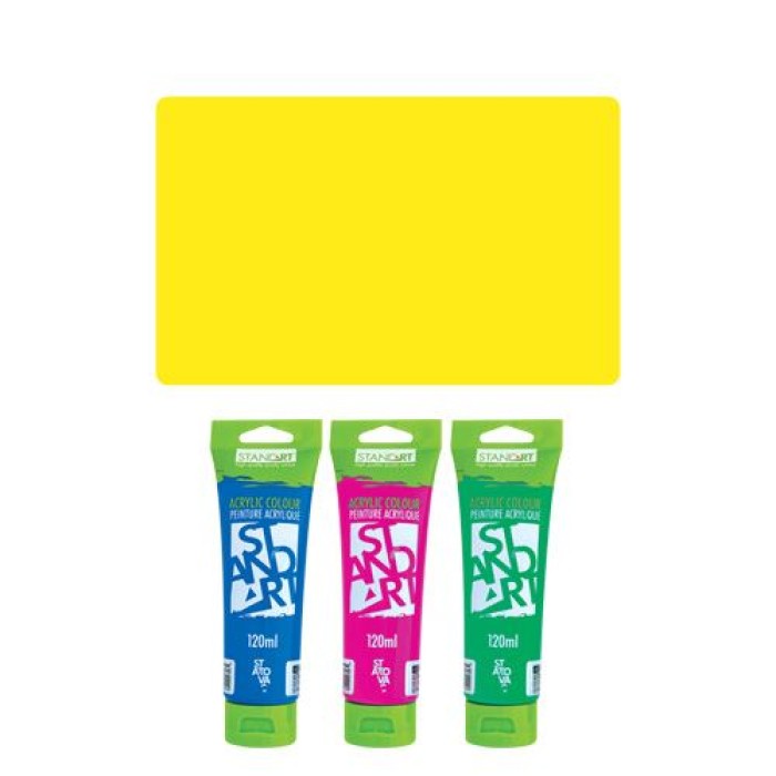 Akrylová farba 120ml žltá