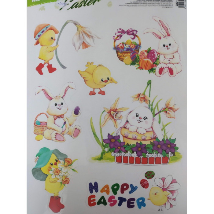 Veľkonočná okenná fólia Happy Easter Veľkonočná okenná fólia Happy Easter