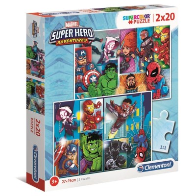 Supercolor puzzle Marvel Hero