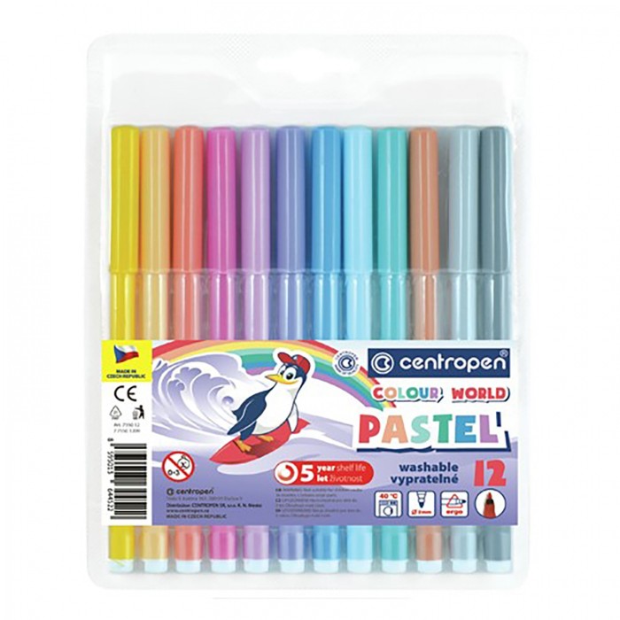 Fixy Centropen Pastel 12ks Fixy Centropen Pastel 12ks