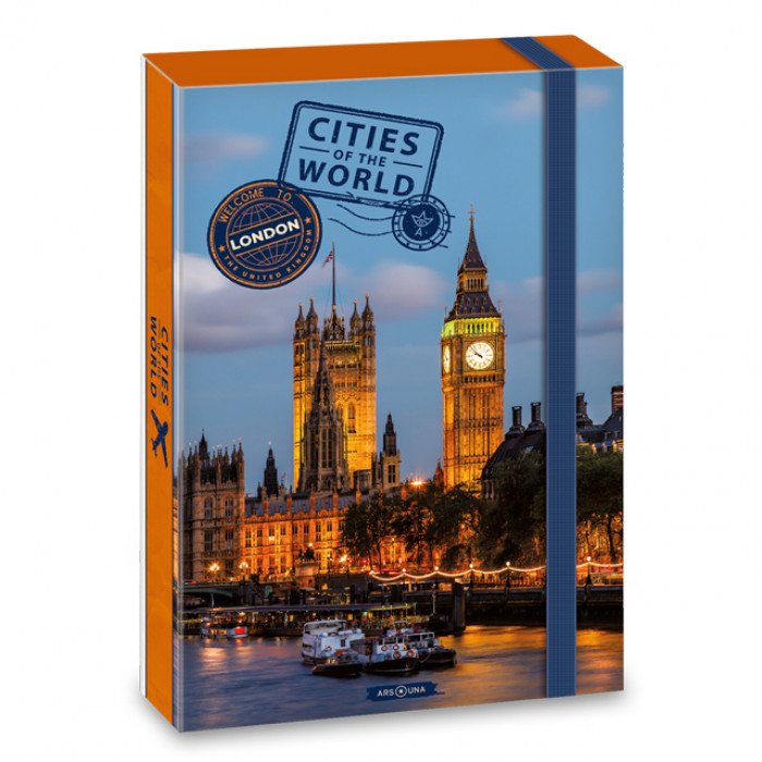 Školský box na zošity A4 London