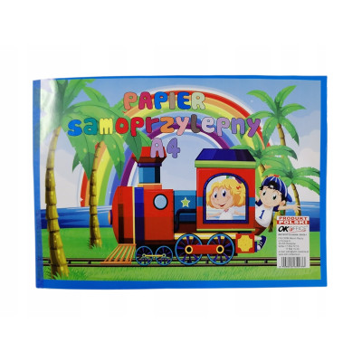 Farebný papier lepiaci