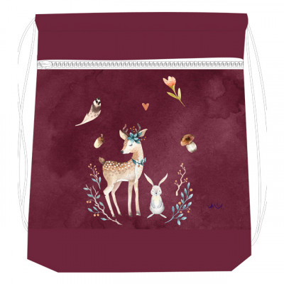 Vrecko na prezúvky Woodland Friends