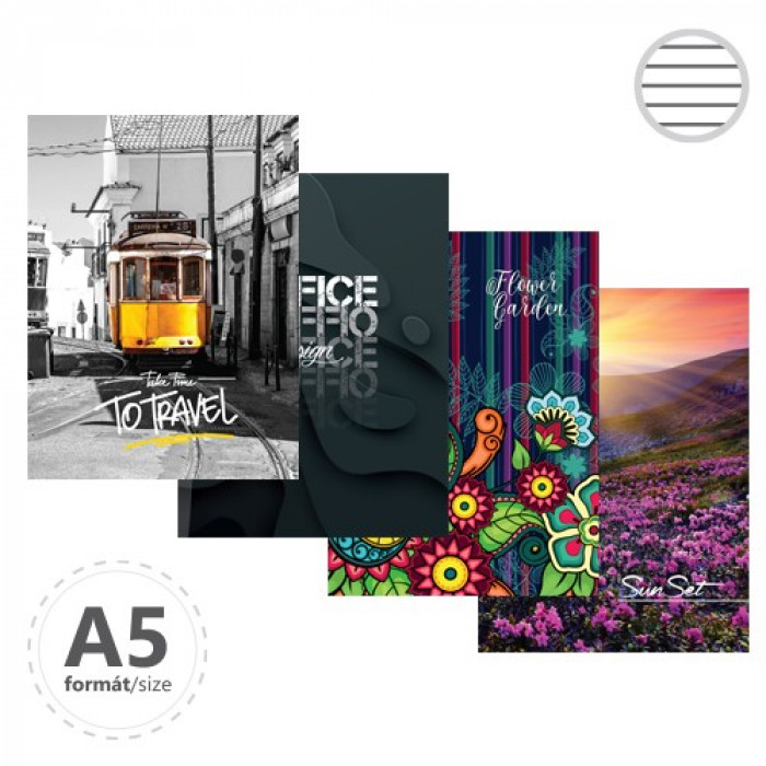 Záznamová kniha A5 144L 