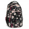 Študentský batoh Flowery Black